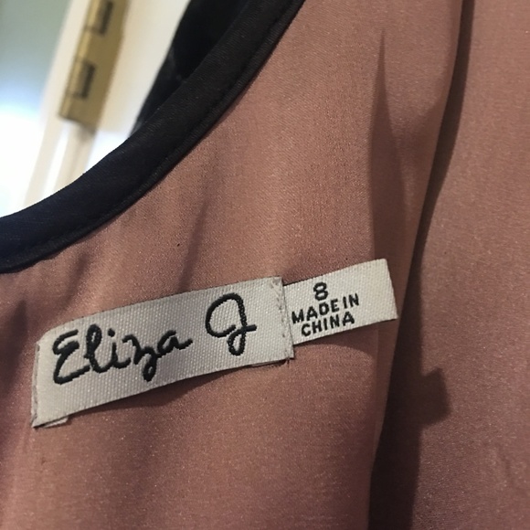 Eliza J Mesh Polka Dot Fit & Flare Dress - Picture 3 of 3